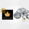 SIM GOLD LEAF Flocon de Feuilles d'argent Imitation 20 cm3