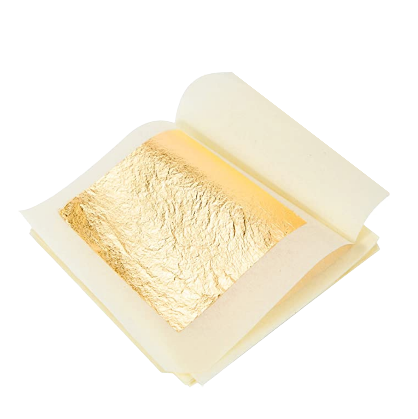 SIM GOLD LEAF Feuilles d'or 18 mm X 18 mm Comestible Alimentaire 24 carats  - Feuille d'or