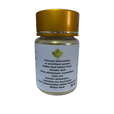 Poudre or alimentaire